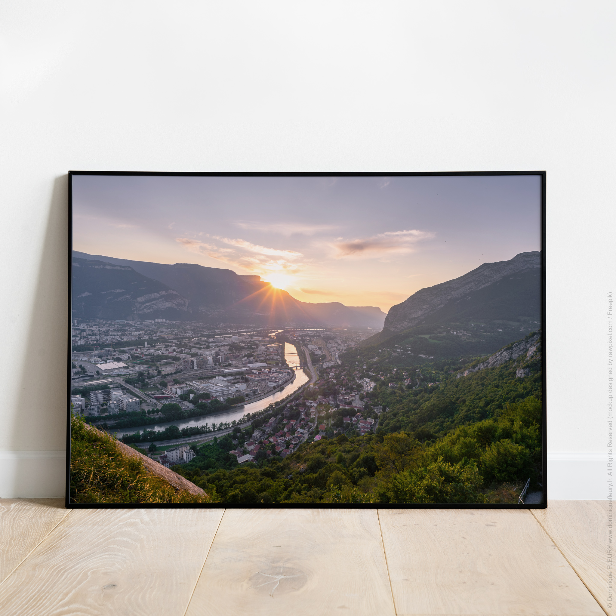 Couché de soleil Grenoblois